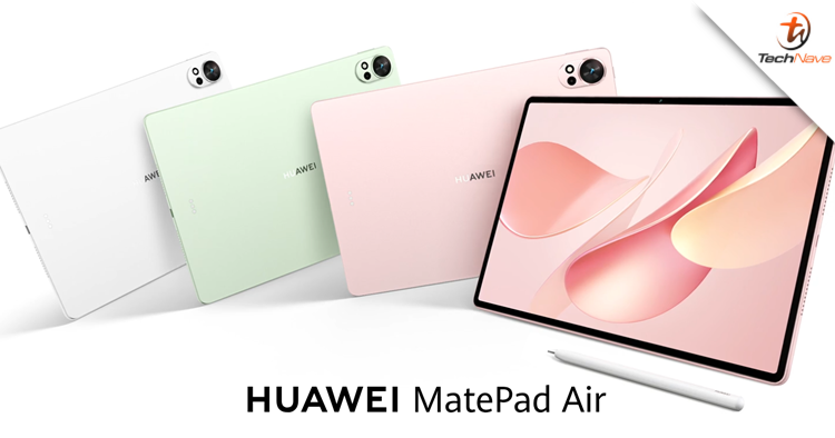 Huawei MatePad Air (2025) China release - 10100mAh battery and up to 12GB + 512GB, starting price at ~RM1.7K