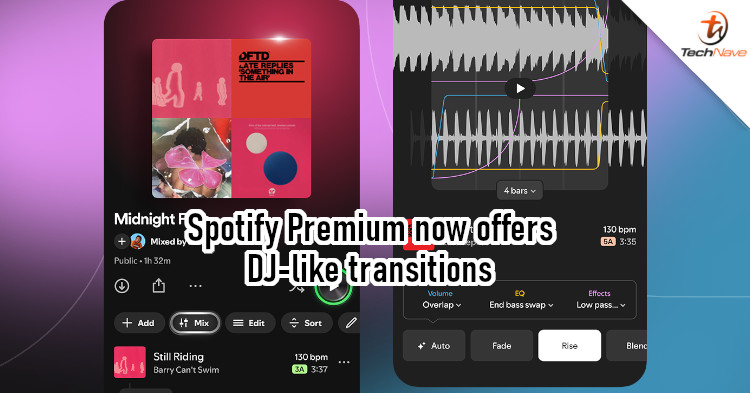 Spotify Premium now features custom track transitions and audio mixing