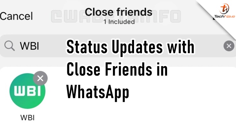 WhatsApp Beta for iOS previews “Close Friends” status sharing feature