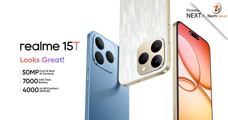 realme 15T 5G India release - 7000mAh battery and Dimensity 6400 Max 5G chipset, starting price at ~RM1.1K