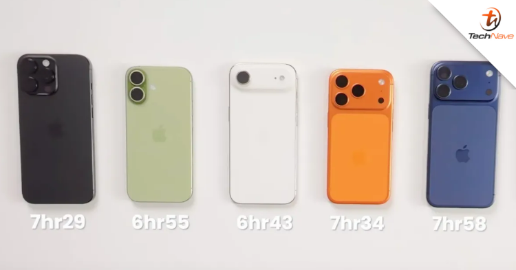 This test shows how the iPhone Air's battery compares to the iPhone 17 series