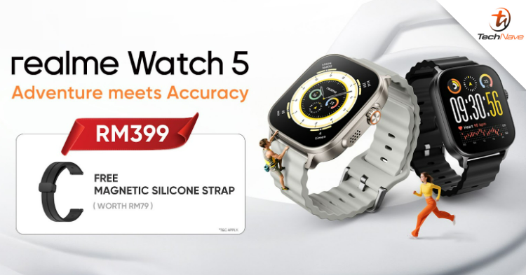 realme Watch 5 Malaysia release - 1.97-inch AMOLED display, 450 mAh battery life and more from RM399