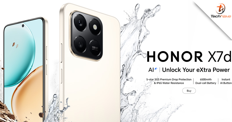 HONOR X7d Malaysia release - 6500mAh battery and up top 16GB + 512GB, priced at RM799