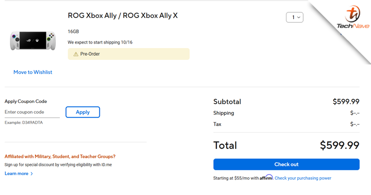 ASUS and Microsoft open pre-orders for ROG Xbox Ally and Ally X, starting prices revealed from ~RM2.5K