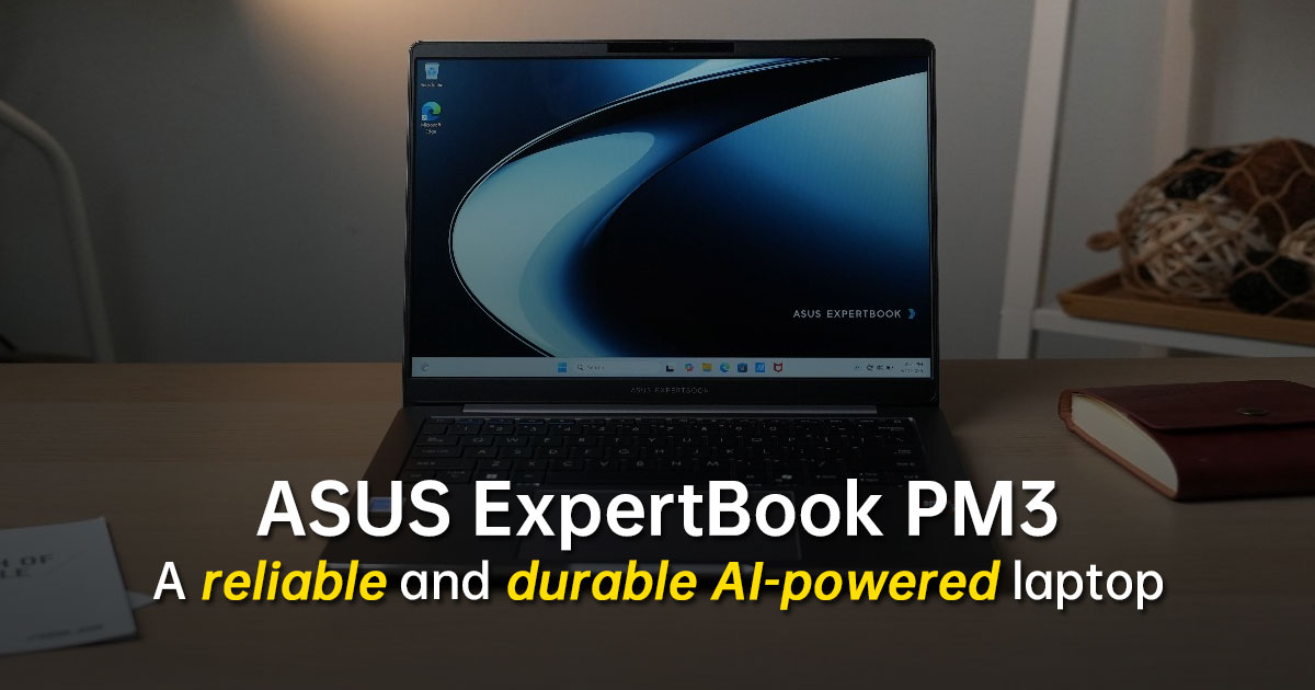 ASUS ExpertBook PM3: The durable and reliable choice for AI business notebooks?