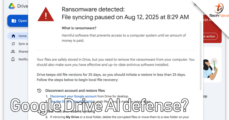 Google Cloud announces new AI-based defense against ransomware for Google Drive, protects Microsoft Office files too