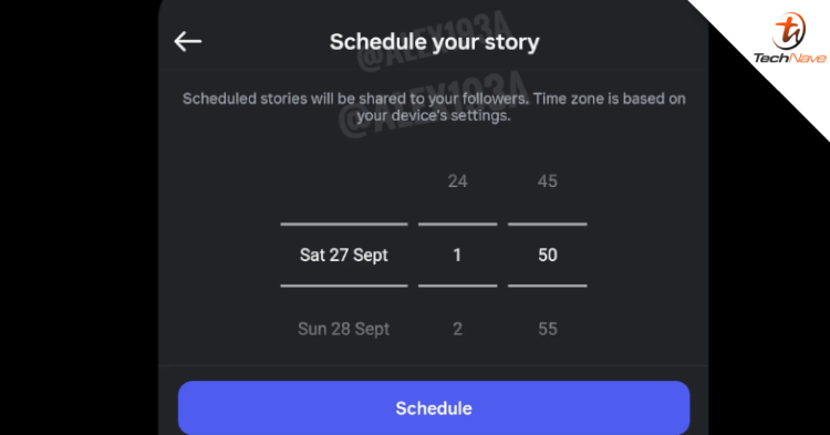 Instagram could launch a “Schedule Story” feature soon