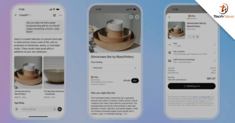 ChatGPT now integrates e-commerce as one of its main features