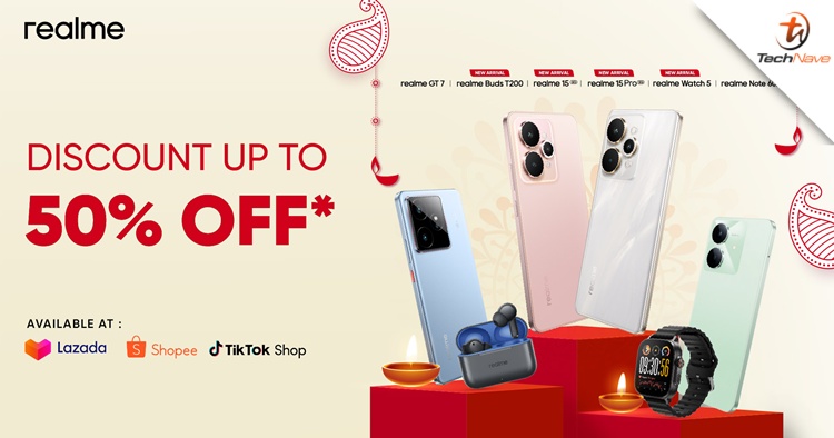 realme 10.10 Double Digit Sale: Up to RM1000 Off, storewide vouchers, and freebies on Shopee, Lazada, and TikTok Shop