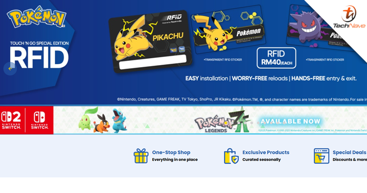 Touch ’n Go launches exclusive Pokémon Special Edition RFID cards and charms in Malaysia