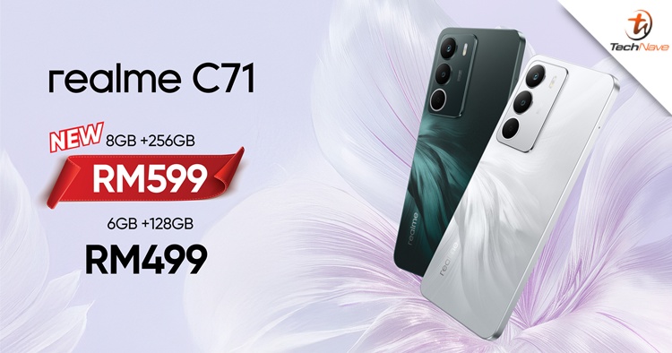realme C71 Malaysia release - New 8GB + 256GB variant, priced at RM599