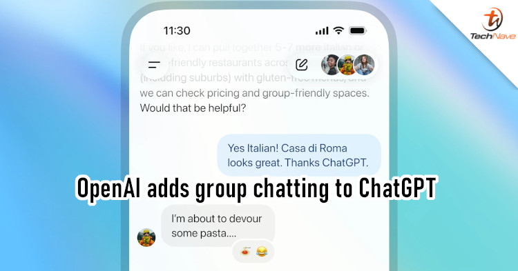 ChatGPT is introducing group chats for collaborative experiences