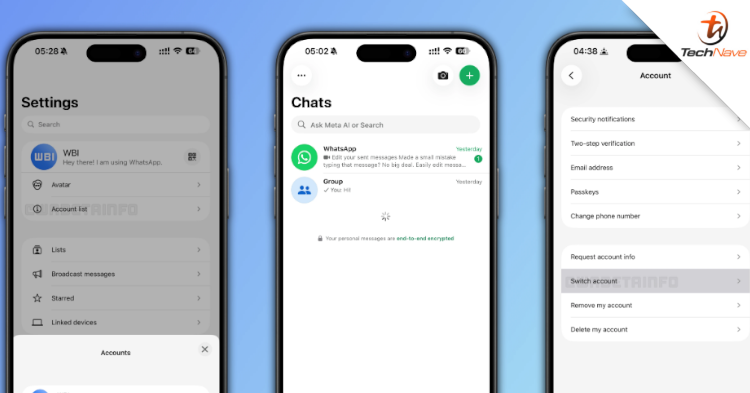 WhatsApp is testing a multiple accounts login feature for iOS