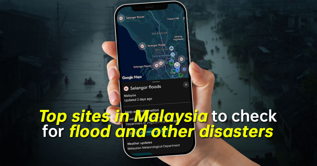 Worried about heavy rains and floods in Malaysia? Here's how you can check them online