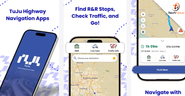The Malaysian Highway Authority launches a new navigation app - Tuju
