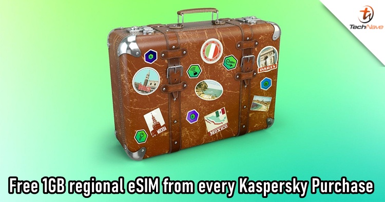 Kaspersky will give a free 1GB Regional eSIM with Plus and Premium Plans for Malaysian travellers