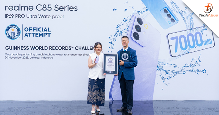 realme C85 5G sets Guinness World Records for water-resistance test