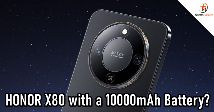 HONOR X80 passed China's certification with a 10000mAh battery
