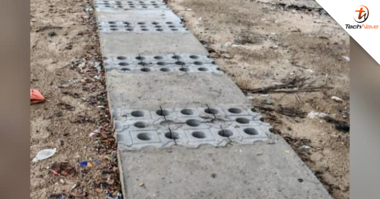 Gaya Island made history as the first in Malaysia to turn Marine plastic waste into a pedestrian path