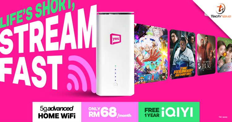 Yes introduces 5G Advanced Broadband + iQIYI Bundle for RM68 per month