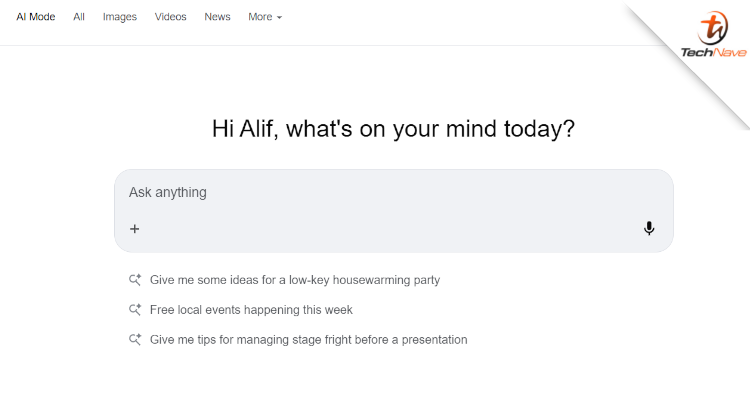 Google now allows you to upload files on the search bar