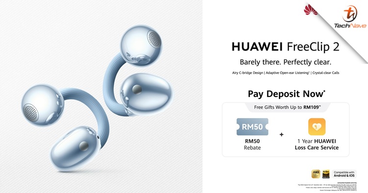 HUAWEI FreeClip 2 coming to Malaysia soon with a RM30 deposit