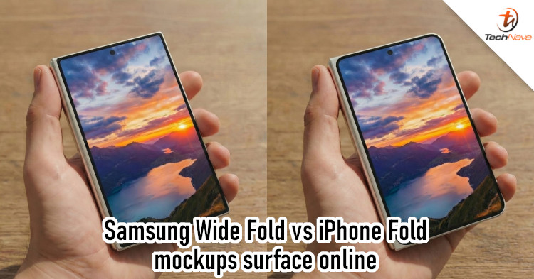Tipster claims the iPhone Fold and the Samsung Wide Fold will have similar sizes