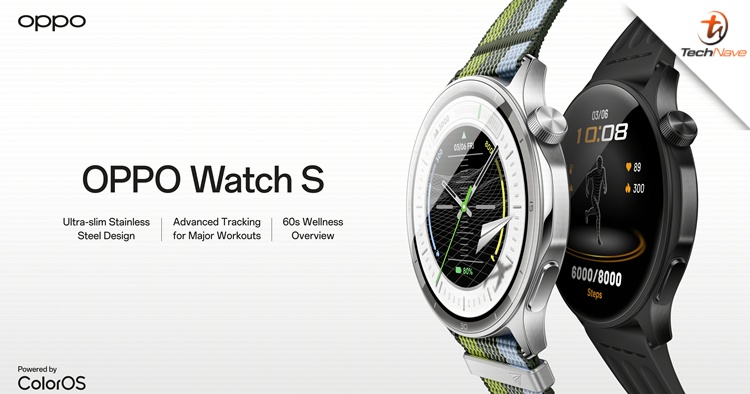 OPPO Watch S Malaysia release - Android and iOS compatible, and up to 10 days of battery life, starting price at RM799