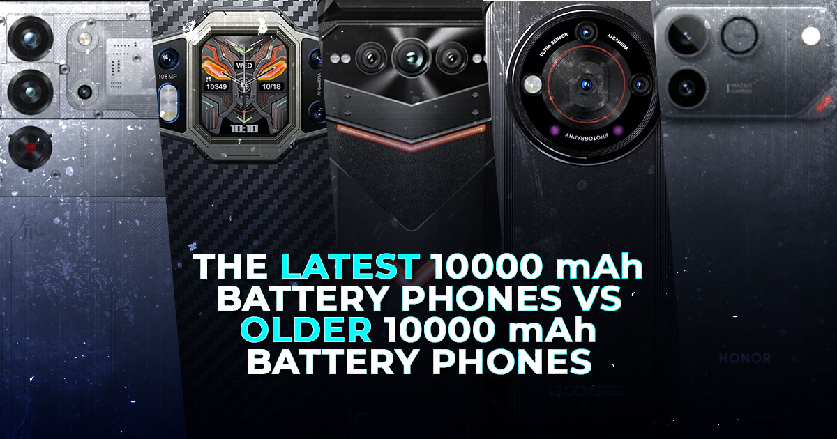How do the 10000 mAh smartphones of today stack up against the battery monsters of before?