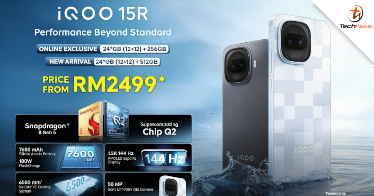 iQOO 15R Malaysia release - Snapdragon 8 Gen 5 SoC, 12GB RAM, 256GB storage and more from RM2499