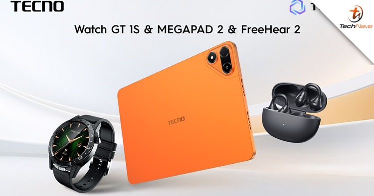 TECNO expands AIoT ecosystem with the MEGAPAD 2, Watch GT 1S and FreeHear 2