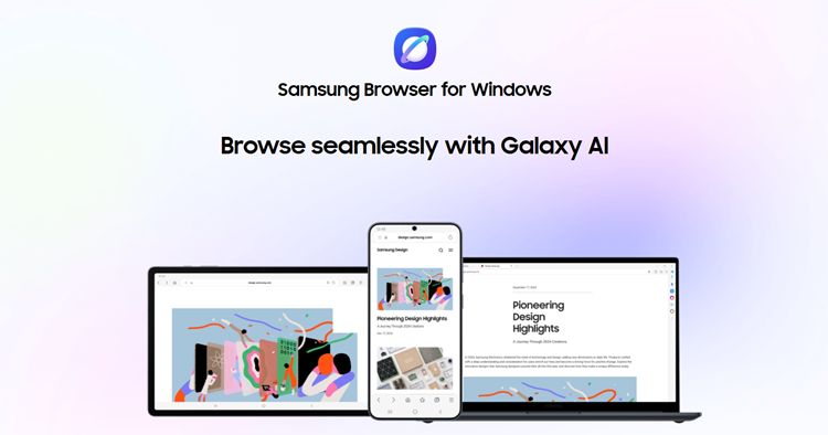 Samsung brings its browser to PC with new AI capabilities