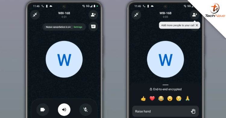 WhatsApp is testing a Built-in Noise Filter feature for better call quality