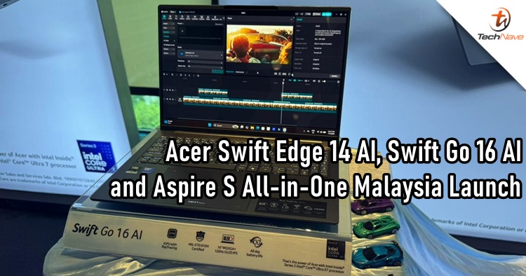 Acer Swift Edge 14 AI, Swift Go 16 AI and Aspire S All-in-One Malaysia release - Intel Core Ultra processors and AI functions, starting price at RM4399