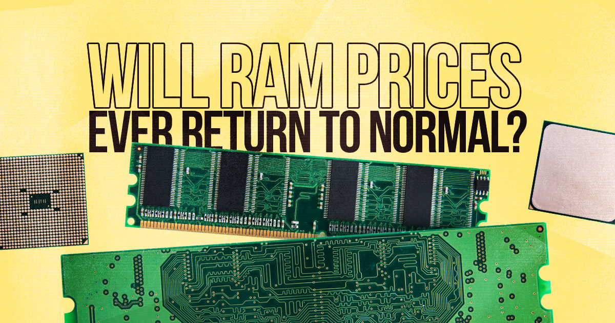 RAM crisis - Will RAM prices ever return to "normal"?
