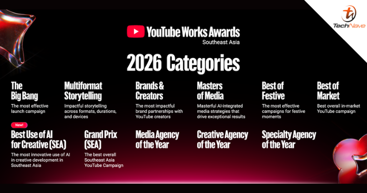 Submit your entries for YouTube Works Awards Southeast Asia 2026 by 30 April 2026