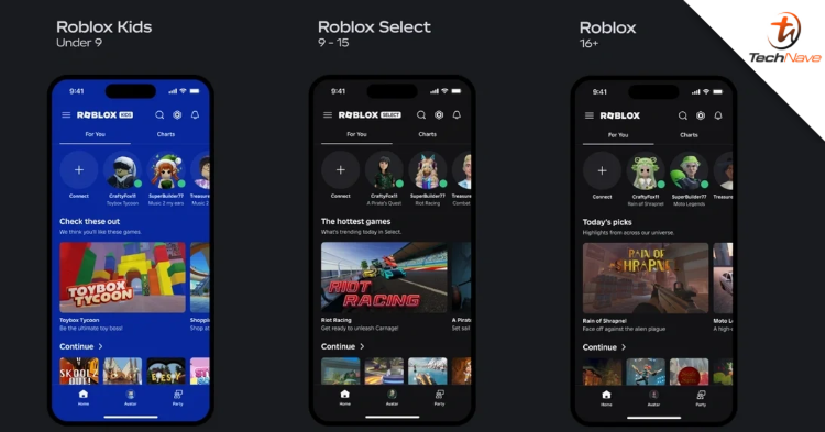 Roblox launched special accounts for children under 16