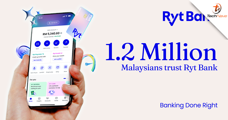Ryt Bank surpasses 1.2 million users in under a year