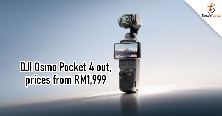 DJI Osmo Pocket 4 release - 1-inch 37MP CMOS sensor, rotatable touchscreen, and two new buttons, starting price from RM1999