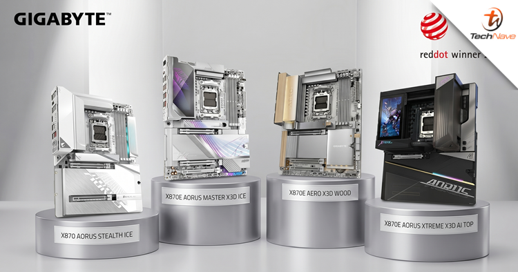 GIGABYTE motherboards sweep Red Dot Design Awards 2026 | TechNave