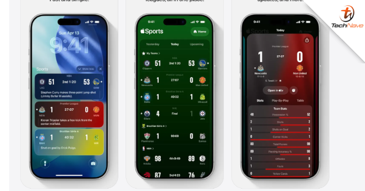 The Apple Sports app is now available in Malaysia