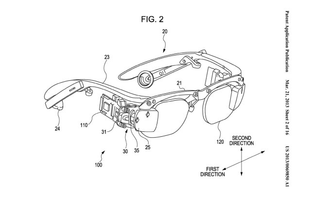 Sony Patent shows Possible Google Glass Competitor