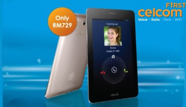 Celcom Offering Asus Fonepad Exclusively at PC Fair Malaysia