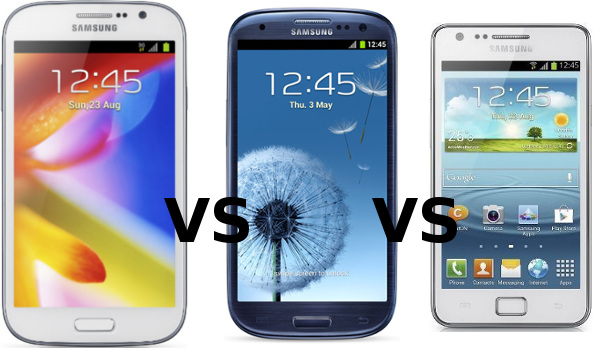 Samsung Galaxy Grand vs Galaxy S III vs Galaxy S II Plus: Best Bang For your Buck