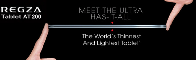 Toshiba Regza AT200 Review - The World's Thinnest & Lightest 10.1" Tablet
