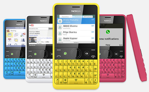 Nokia Releases Asha 210 with QWERTY keyboard and Whatsapp Button