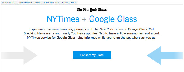 New York Times comes out with First Third-party App for Google Glass