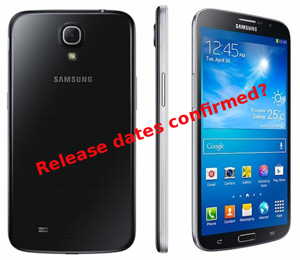 Rumour: Samsung Galaxy Mega, S4 Zoom, S4 Activ and S4 Mini Release dates confirmed?