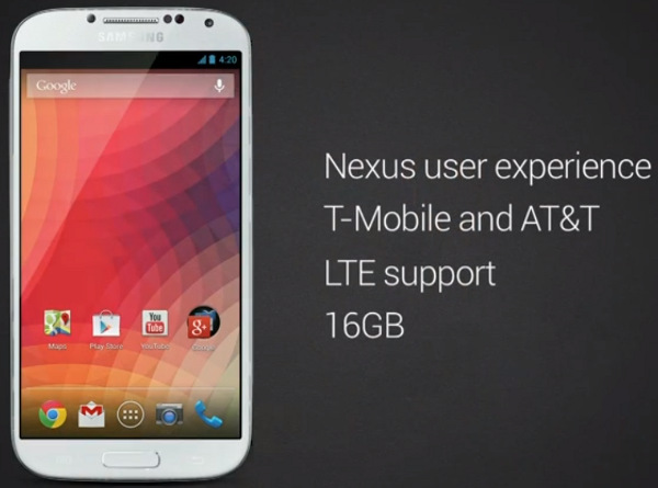Google Put Nexus on the Samsung Galaxy S4