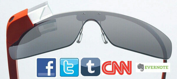 Google Glass Gets Facebook, Twitter, Tumblr, CNN and Evernote Apps